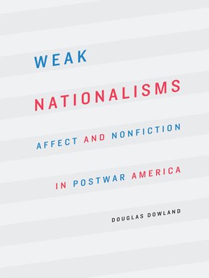 cover image of Weak Nationalisms